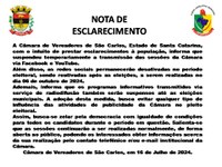 Nota de esclarecimento 15-07-2024